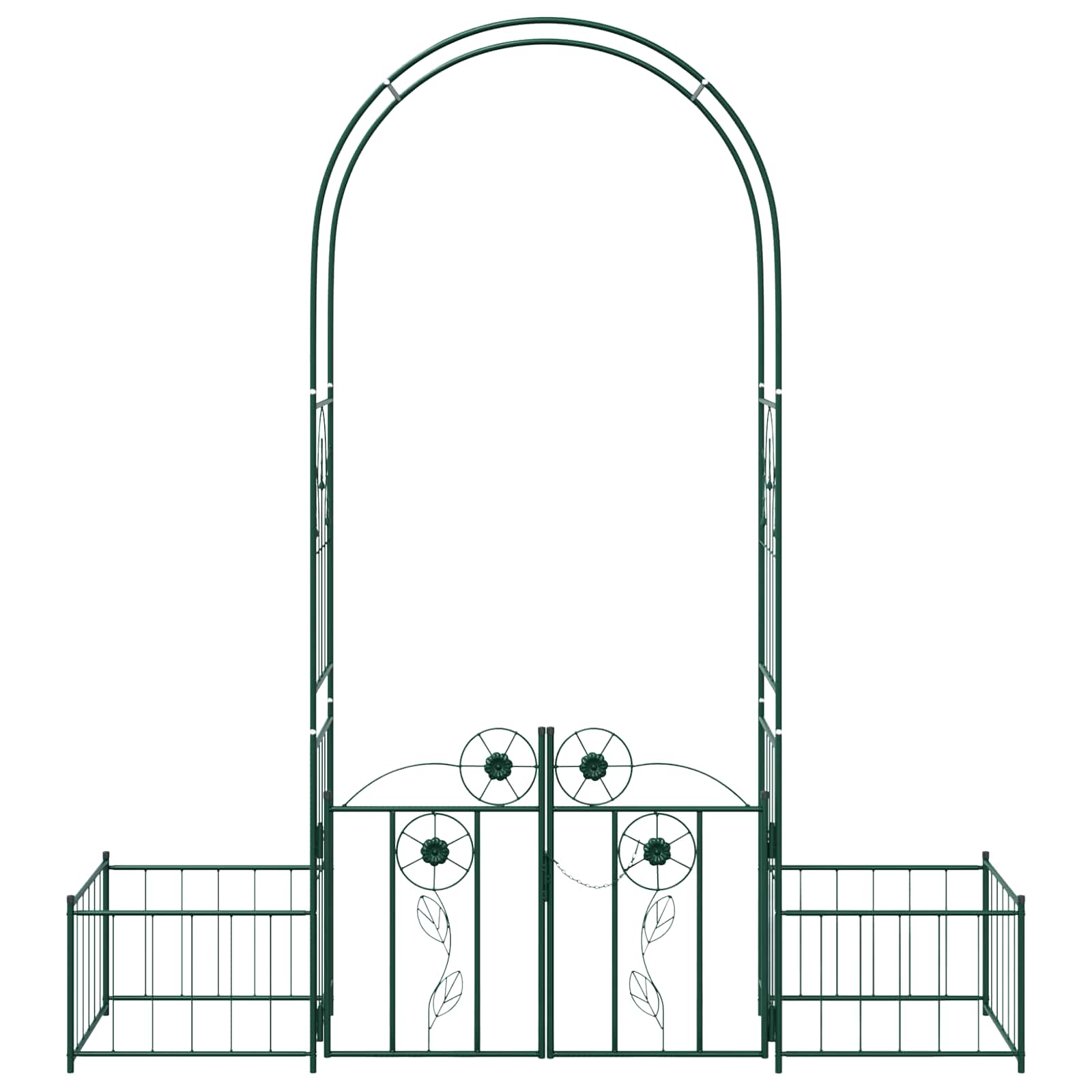 Arco da Giardino Tinta unita Verde 203 x 50 x 218 cm 42021347
