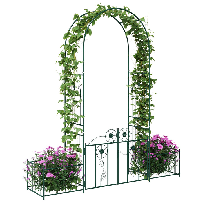 Arco da Giardino Tinta unita Verde 203 x 50 x 218 cm 42021347