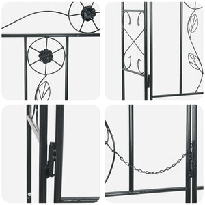 Arco da Giardino Tinta unita Nero 42021348