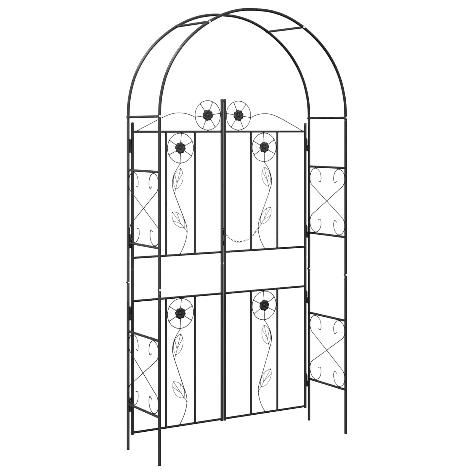 Arco da Giardino Tinta unita Nero 42021348