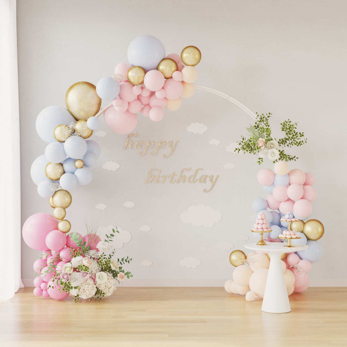 Arco Nuziale Bianco 223 x 45 x 201 cm Acciaio 42021350