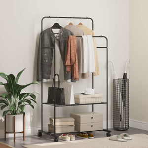 Stendibiancheria Tinta unita Nero 42021356