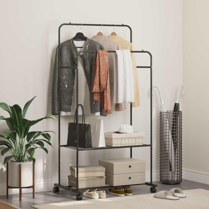 Stendibiancheria Tinta unita Nero 42021356