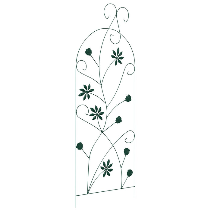 Recinzione per Giardino 3 pcs Verde 112 x 40 cm Acciaio 42021361