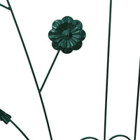 Recinzione per Giardino 3 pcs Verde 112 x 40 cm Acciaio 42021363