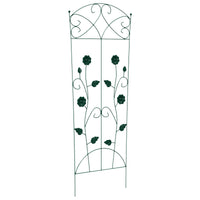 Recinzione per Giardino 3 pcs Verde 112 x 40 cm Acciaio 42021365