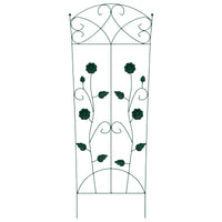 Recinzione per Giardino 3 pcs Verde 112 x 40 cm Acciaio 42021365
