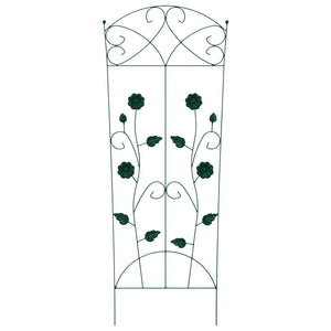 Recinzione per Giardino 3 pcs Verde 112 x 40 cm Acciaio 42021365