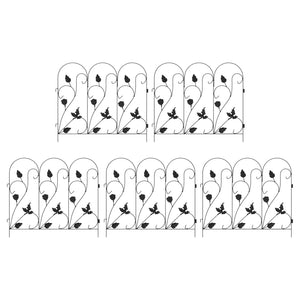 Recinzione per Giardino Traliccio Nero 42021366