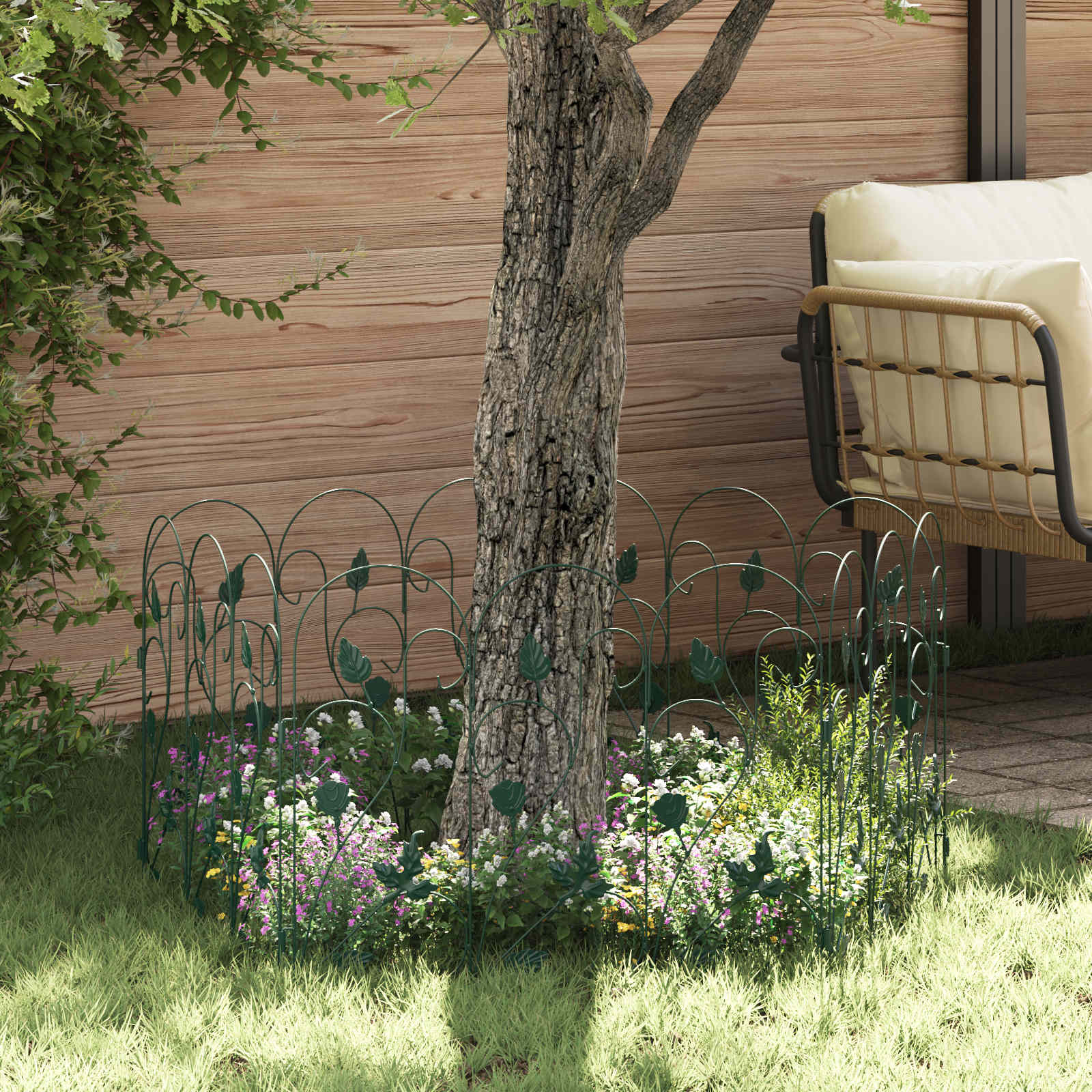 Recinzione per Giardino Traliccio Verde 42021367