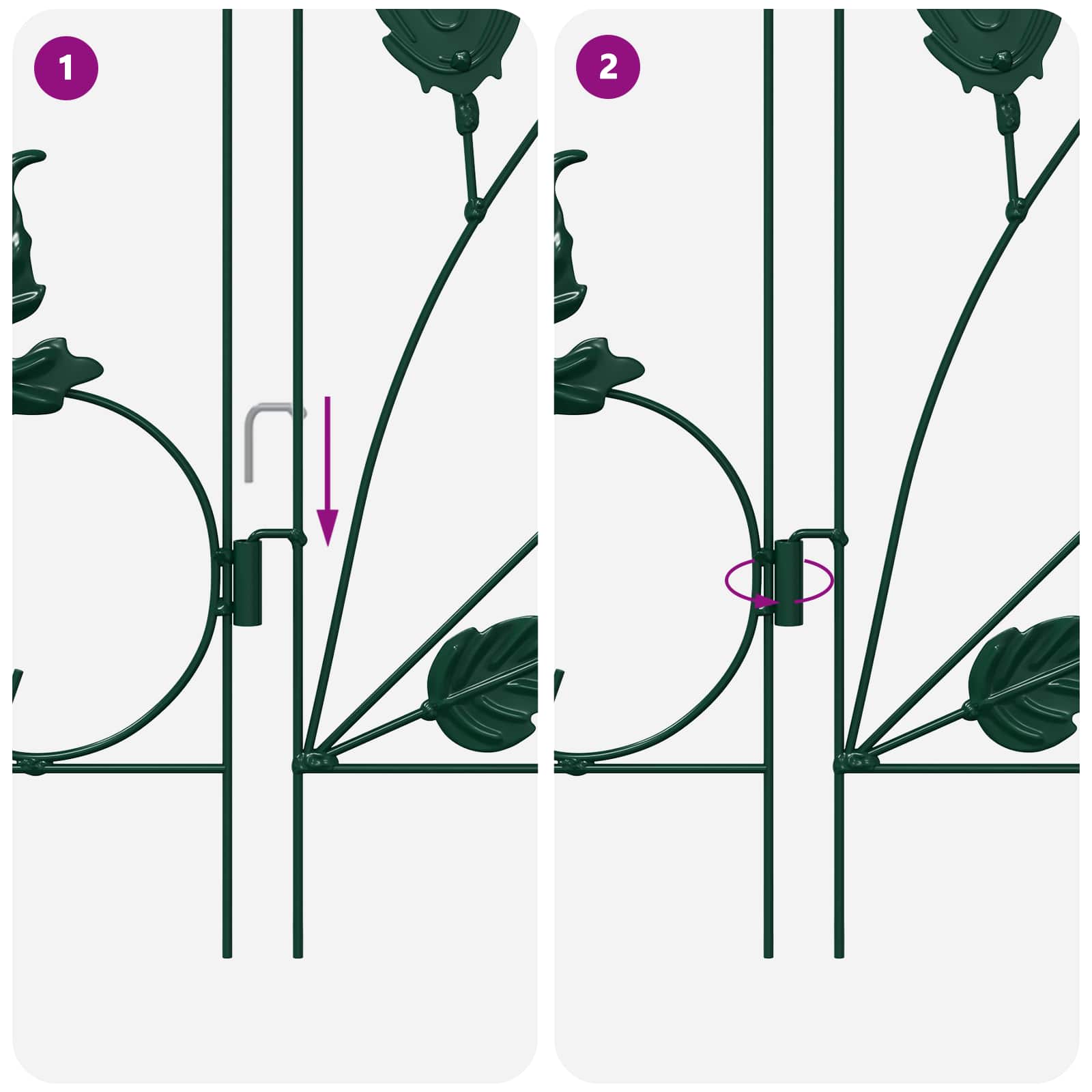 Recinzione per Giardino Traliccio Verde 42021367