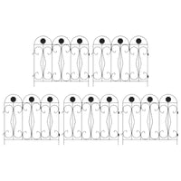 Recinzione per Giardino Traliccio Nero 42021368