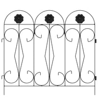 Recinzione per Giardino Traliccio Nero 42021368