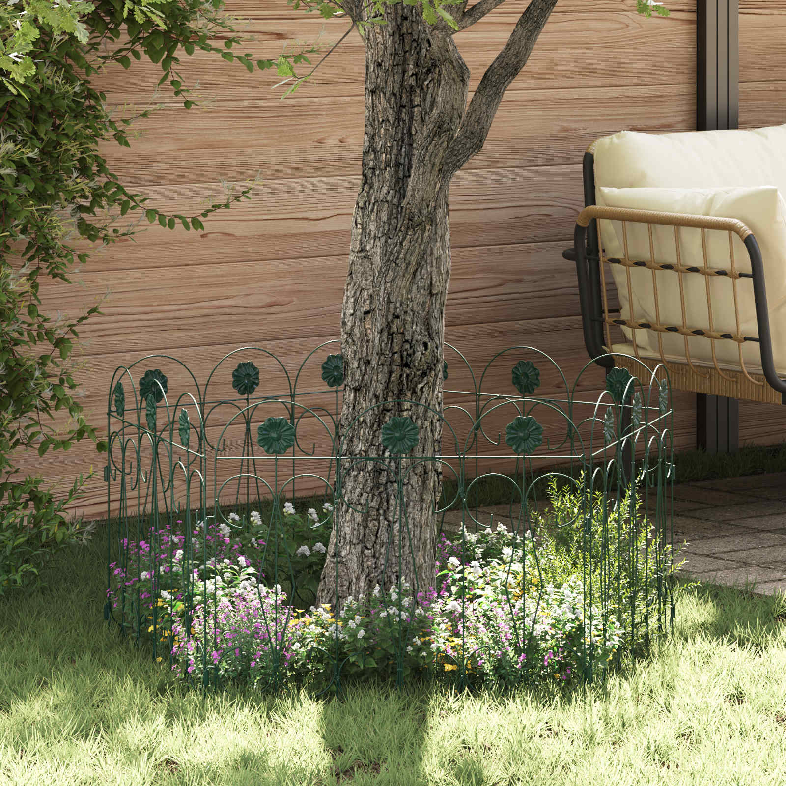 Recinzione per Giardino Traliccio Verde 42021369