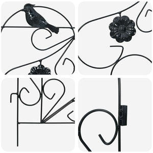 Recinzione per Giardino Traliccio Nero 42021370