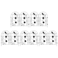 Recinzione per Giardino Traliccio Nero 42021370