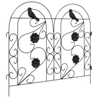 Recinzione per Giardino Traliccio Nero 42021370