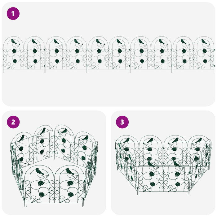 Recinzione per Giardino Traliccio Verde 42021371