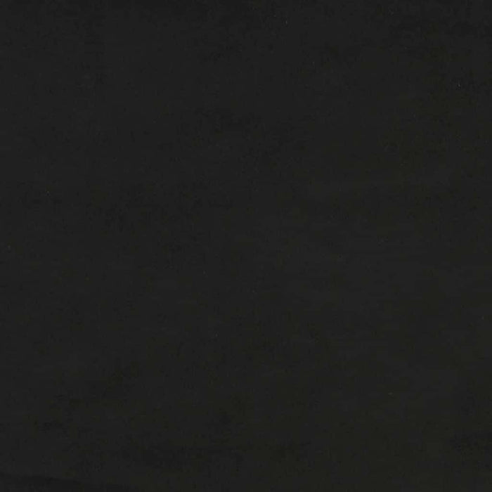 Sedia a dondolo con poggiapiedi 2 pcs Nero Velluto 42022455