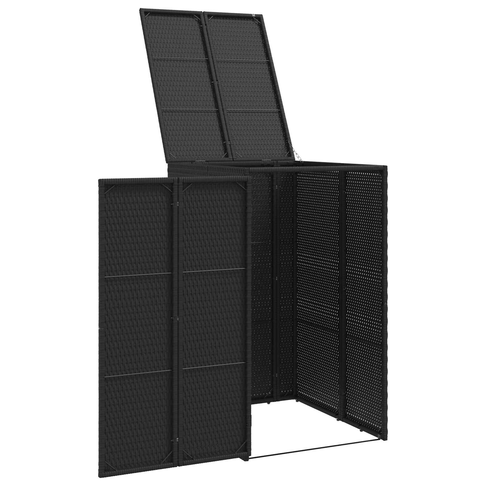 Cassa per Spazzatura Nero 65 x 80 x 115 cm Polietilene 42008240