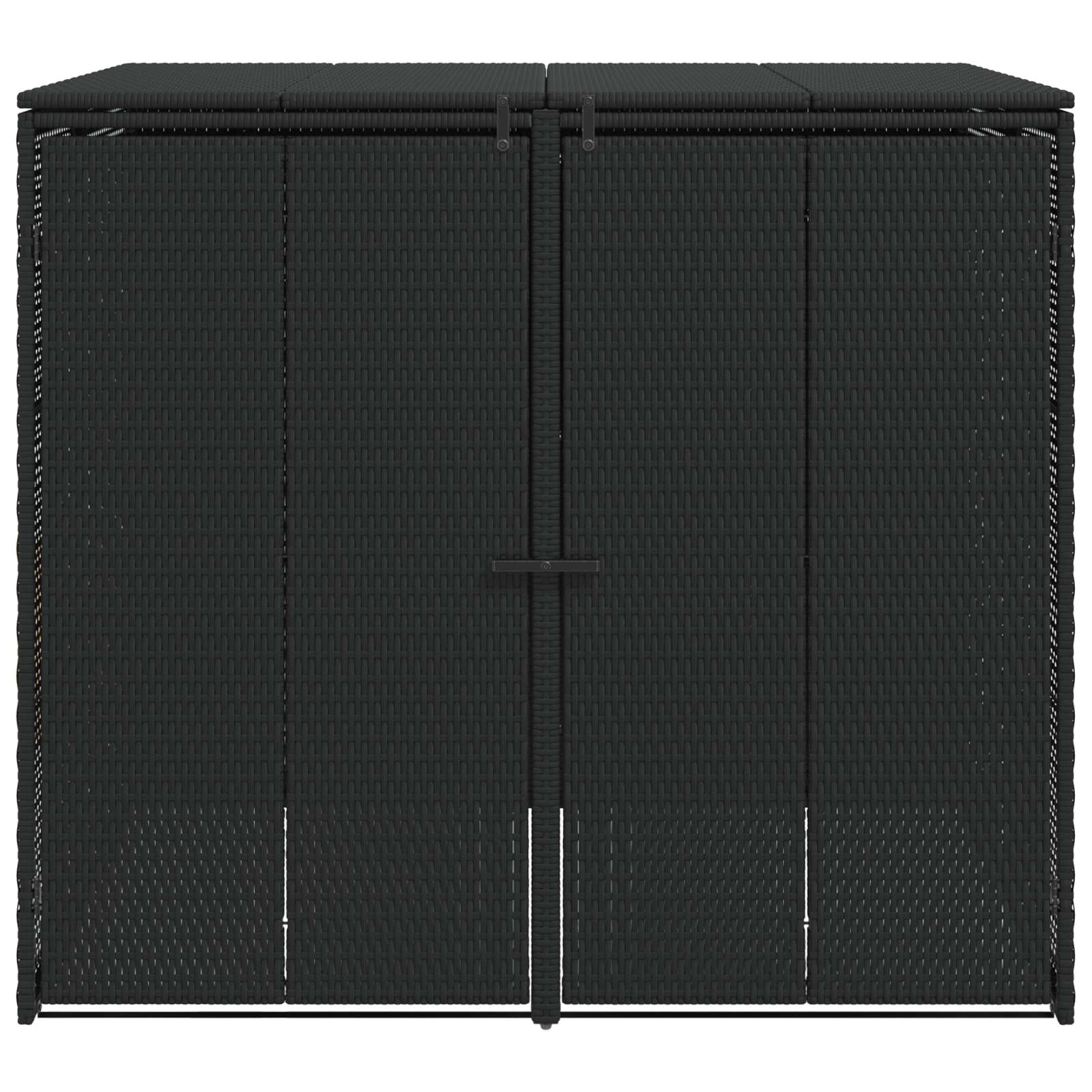 Cassa per Spazzatura 2 pcs Nero 65 x 80 x 115 cm Polietilene 42008242