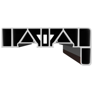 Soglia della Finestra Legno Marrone 140 x 15 x 4,5 cm PVC 42022247