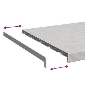 Soglia della Finestra Testo in Marmo -enure 80 x 50 x 4,5 cm 42022394