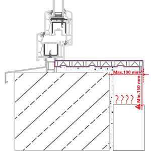 Soglia della Finestra Testo in Marmo -enure 100 x 50 x 4,5 cm 42022395