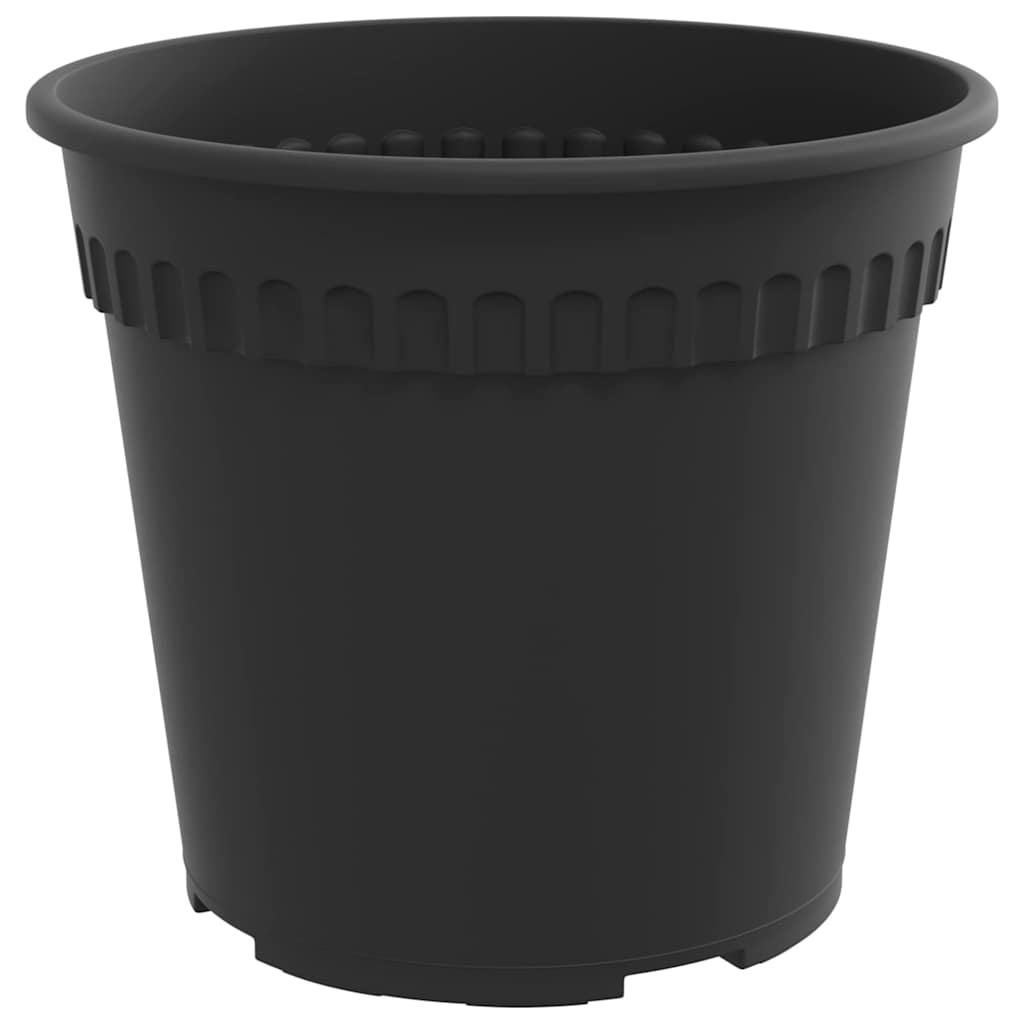 Vasi per Piante 24 pcs Nero Ø 19 x 16 cm Plastica 3403269