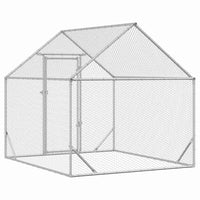 Gabbia per polli Argento 200x170x177cm Acciaio zincato 42023409