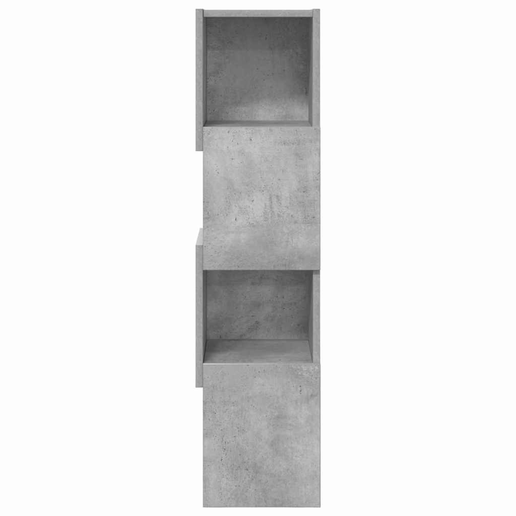Mobile angolare Bianco 25,5x25x102cm Legno multistrato 889808