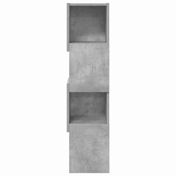 Mobile angolare Bianco 25,5x25x102cm Legno multistrato 889808