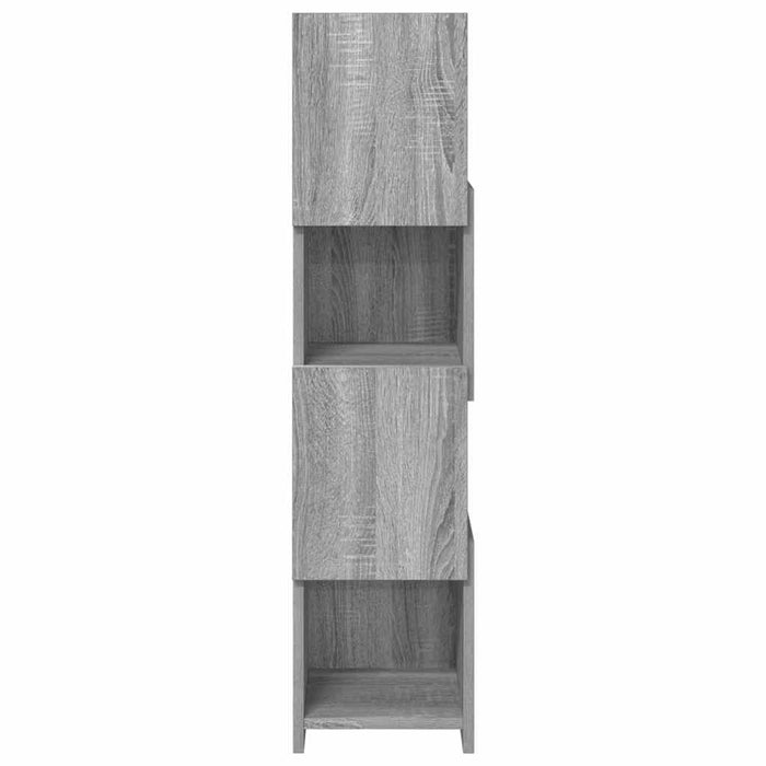 Mobile angolare Bianco 25,5x25x102cm Legno multistrato 889810