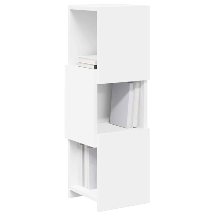 Mobile angolare Bianco 25,5x25x80cm Legno multistrato 889813