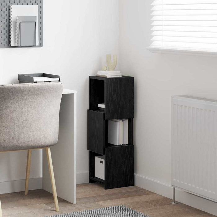 Mobile angolare Bianco 25,5x25x80cm Legno multistrato 889814