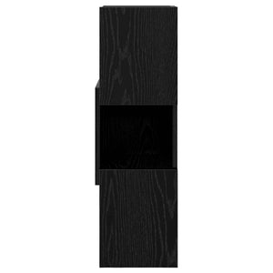 Mobile angolare Bianco 25,5x25x80cm Legno multistrato 889814