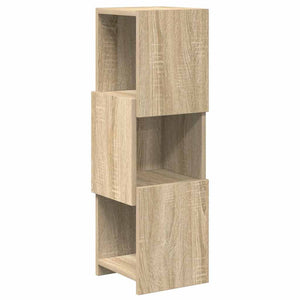 Mobile angolare Bianco 25,5x25x80cm Legno multistrato 889815