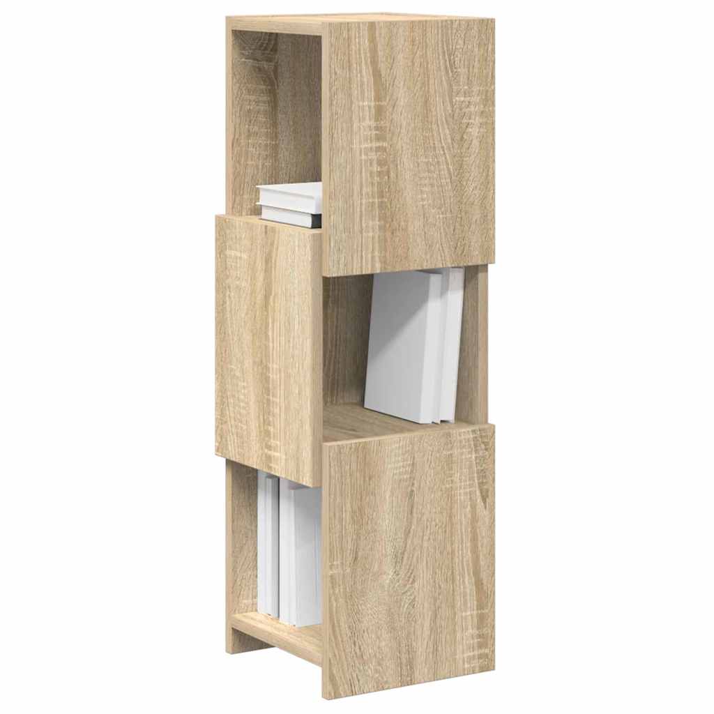 Mobile angolare Bianco 25,5x25x80cm Legno multistrato 889815