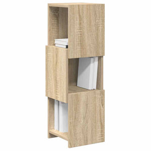 Mobile angolare Bianco 25,5x25x80cm Legno multistrato 889815