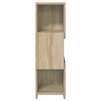 Mobile angolare Bianco 25,5x25x80cm Legno multistrato 889815