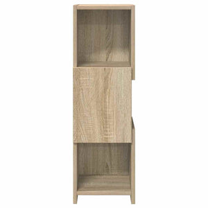 Mobile angolare Bianco 25,5x25x80cm Legno multistrato 889815