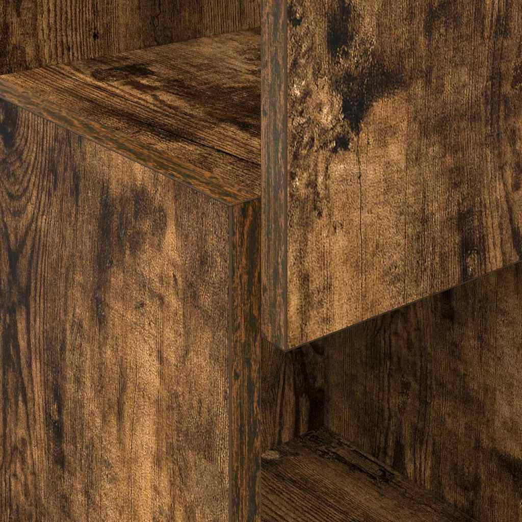 Mobile angolare Bianco 25,5x25x80cm Legno multistrato 889817