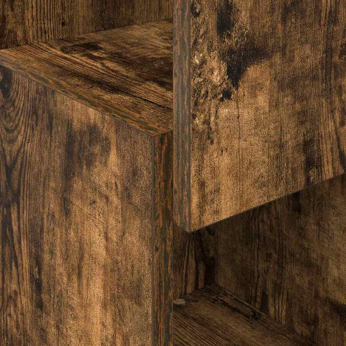 Mobile angolare Bianco 25,5x25x80cm Legno multistrato 889817