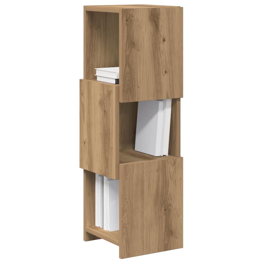 Mobile angolare Bianco 25,5x25x80cm Legno multistrato 889820