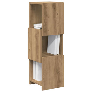 Mobile angolare Bianco 25,5x25x80cm Legno multistrato 889820