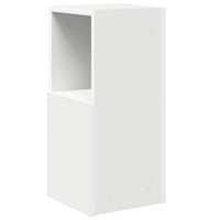 Mobile angolare Bianco 25,5x25x55cm Legno multistrato 889821