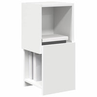 Mobile angolare Bianco 25,5x25x55cm Legno multistrato 889821
