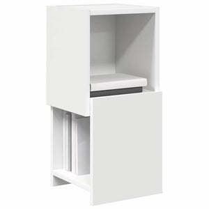 Mobile angolare Bianco 25,5x25x55cm Legno multistrato 889821