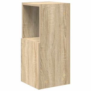Mobile angolare Bianco 25,5x25x55cm Legno multistrato 889823