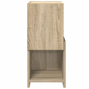 Mobile angolare Bianco 25,5x25x55cm Legno multistrato 889823